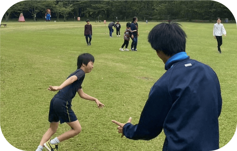 屋外活動の様子